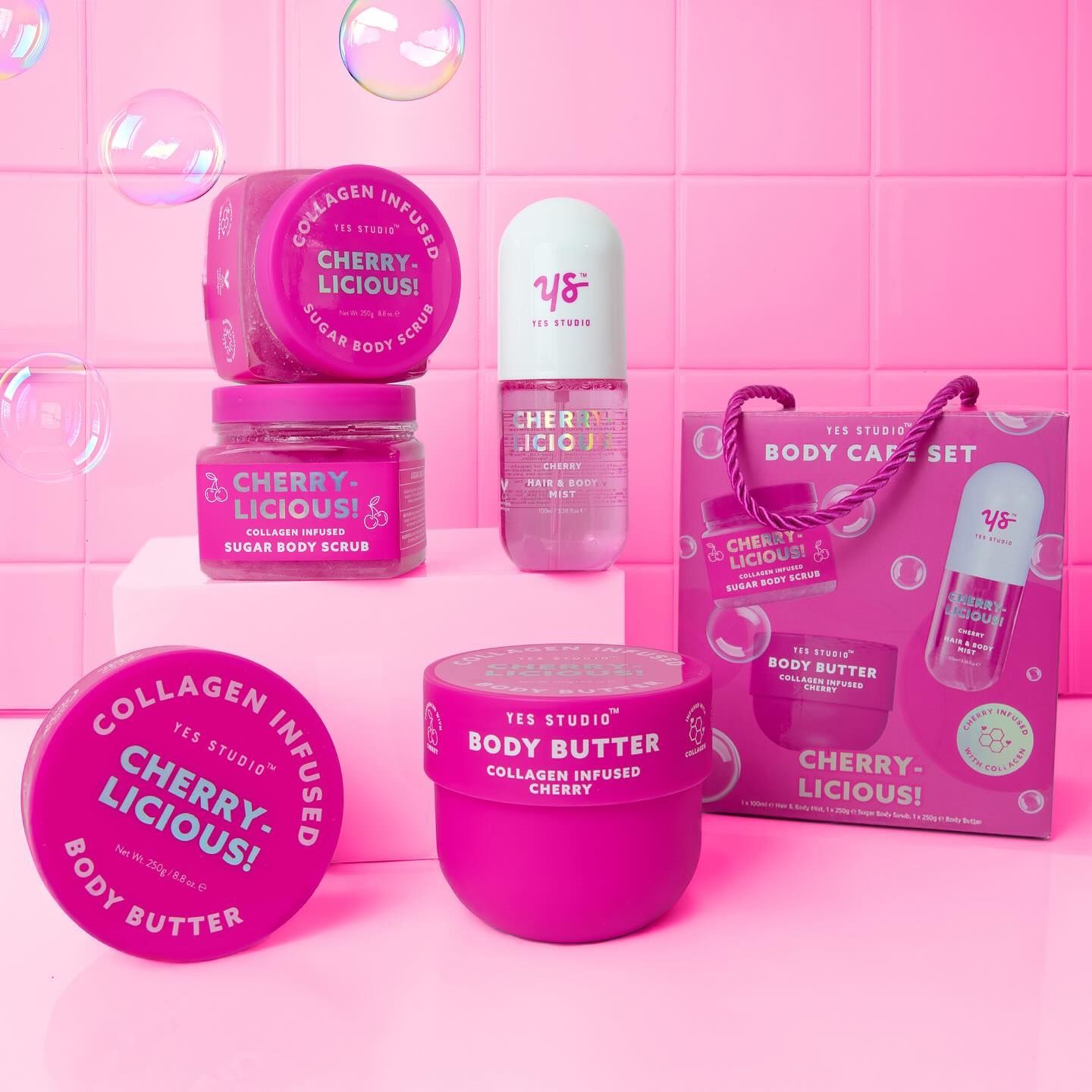 Yes Studio Cherry-licious! Body Care Set
