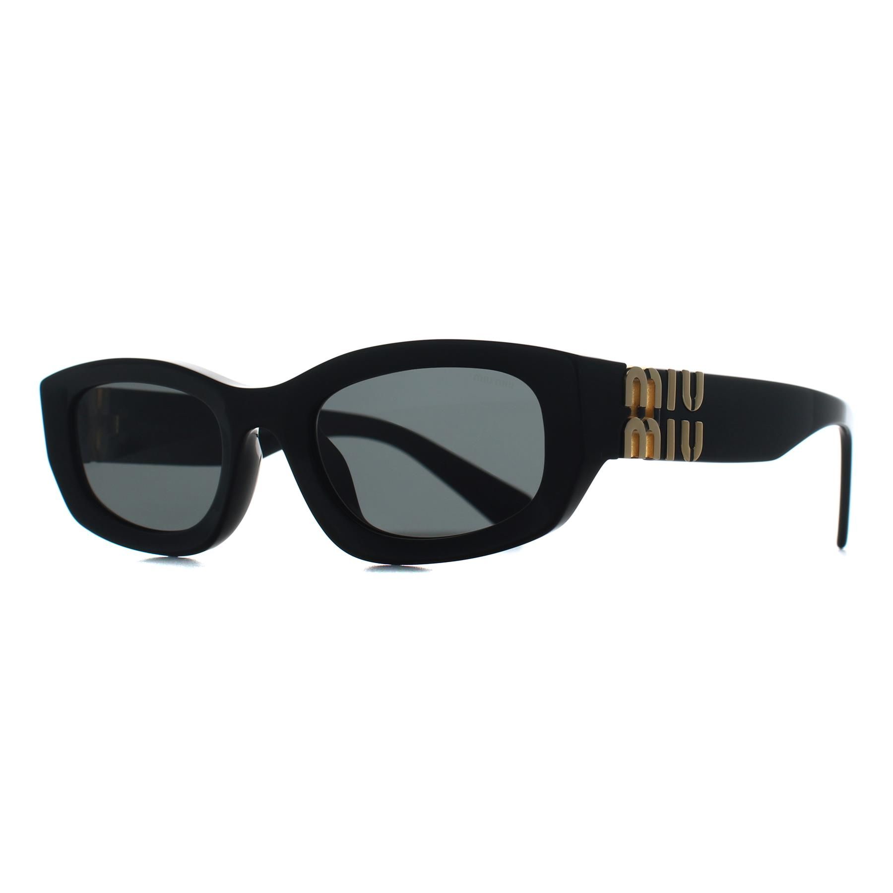 Miu Miu Oval Black Dark Grey MUB04S