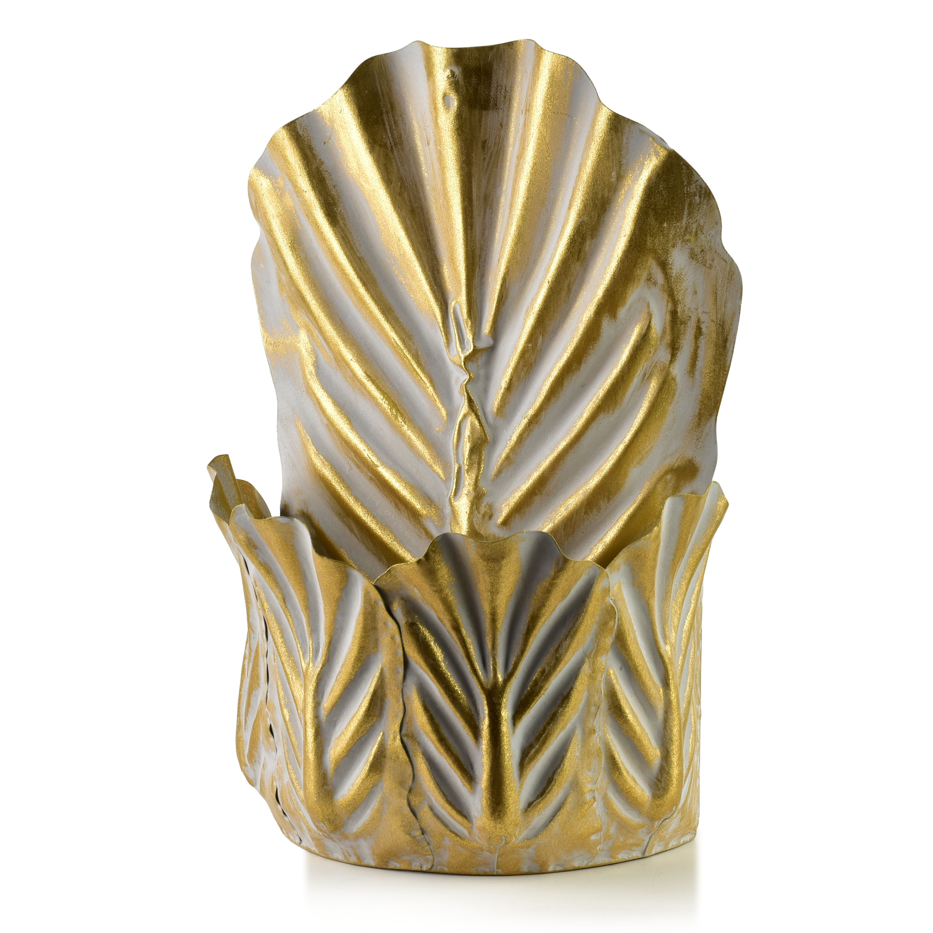 MARINA Kwietnik Gold 24x14x36cm