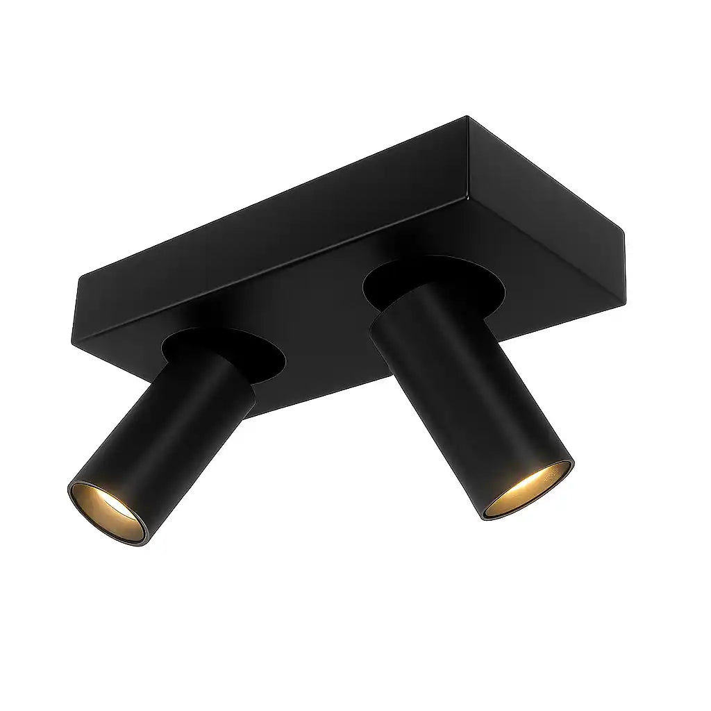 Highlight spot Eliano - 2 lichts - 24 x 12.5  cm - zwart