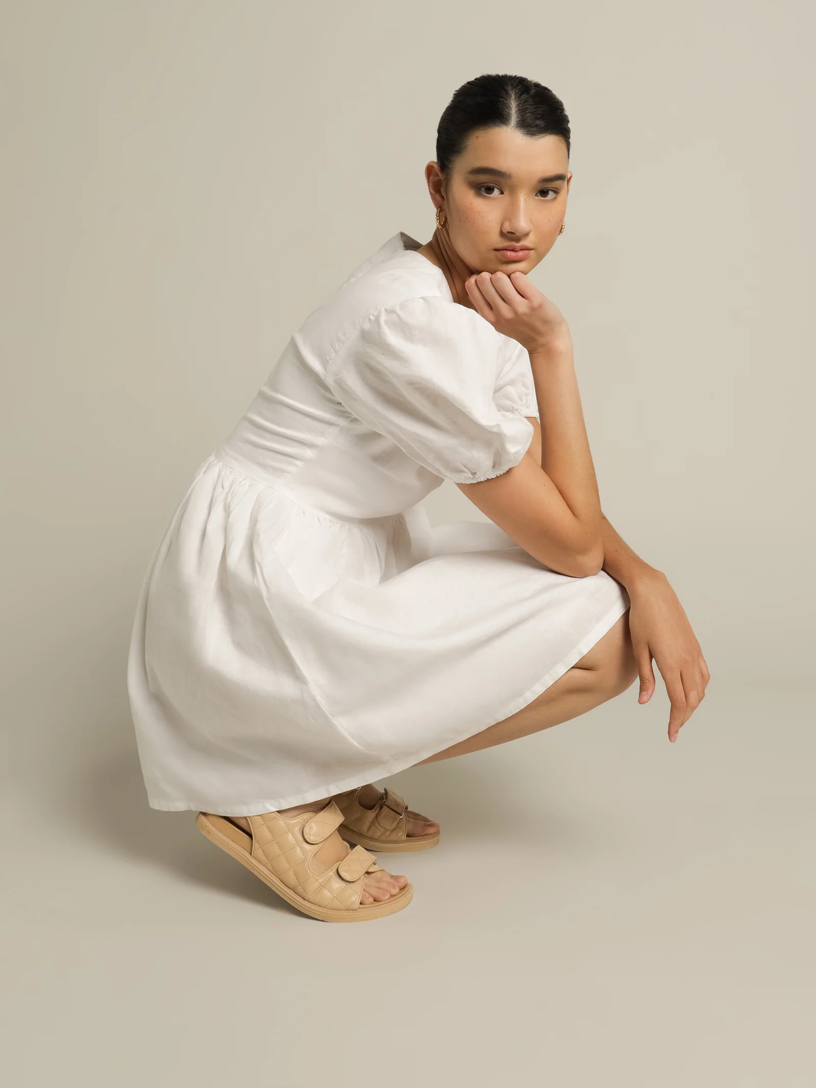 Nima Linen Mini Dress