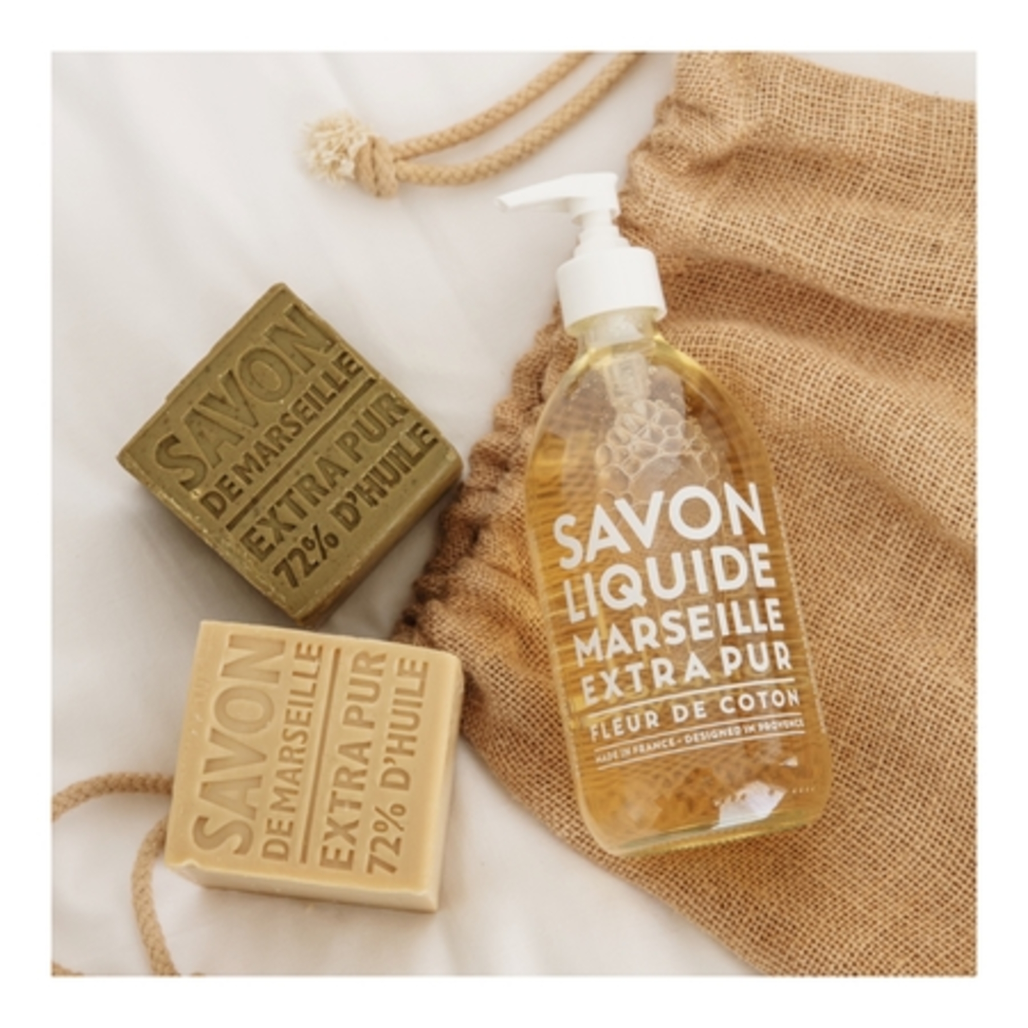 EXTRA PURSavon liquide de Marseille fleur de coton