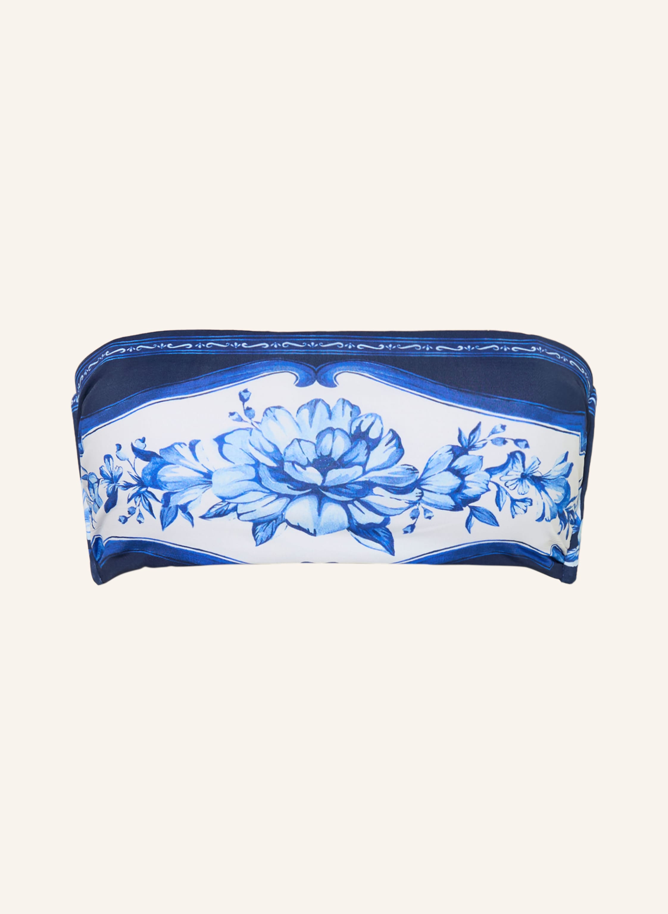 FARM RIO Bandeau-Bikini-Top PORCELAIN GARDEN