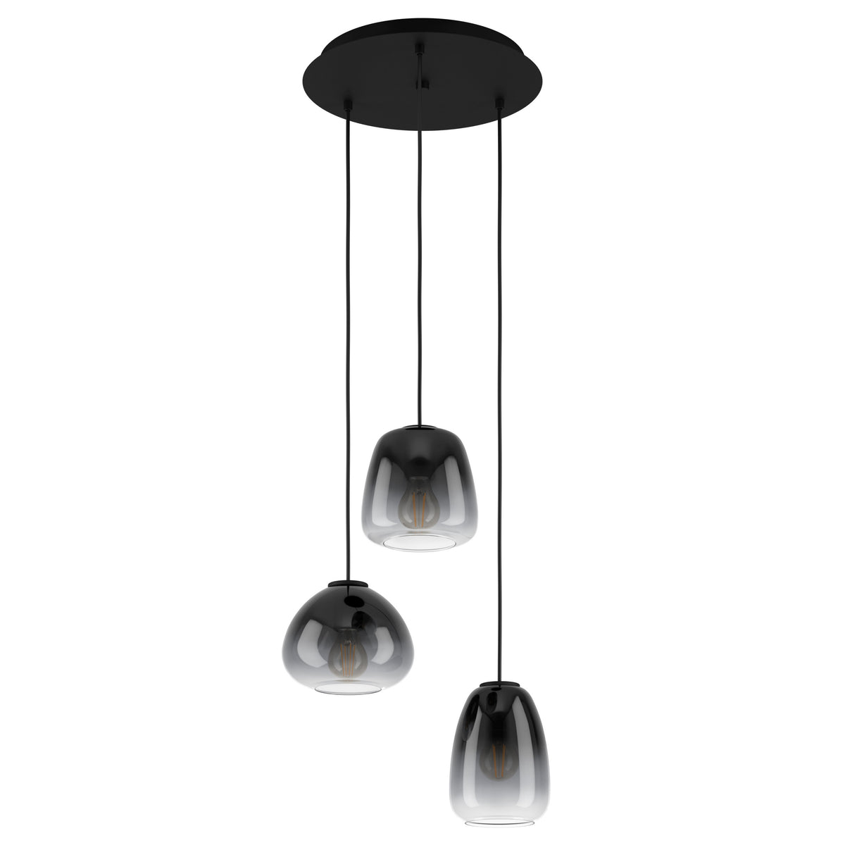 EGLO hanglamp Aguilares - e27 - ø 43 cm - zwart
