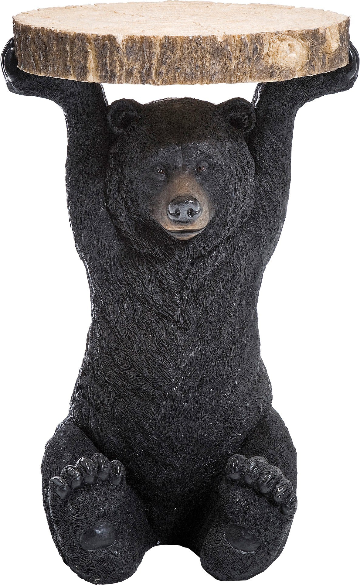 Kare Design Bijzettafel Animal beer zwart