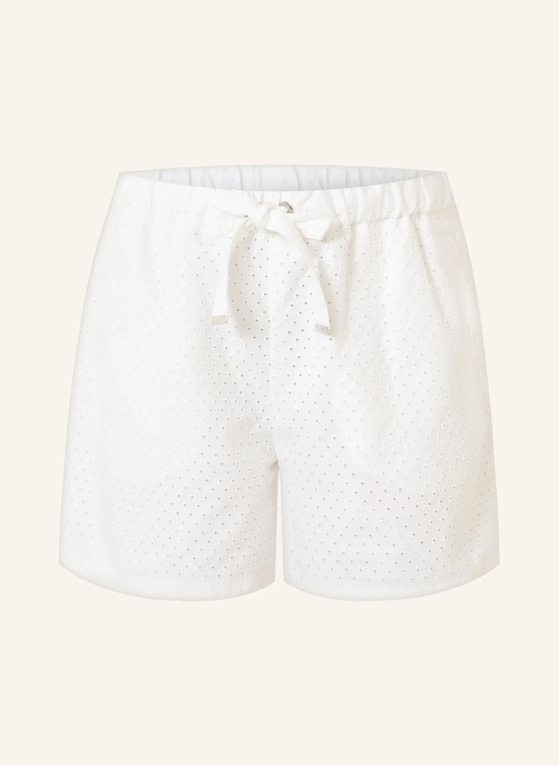 MONCLER Shorts aus Lochspitze