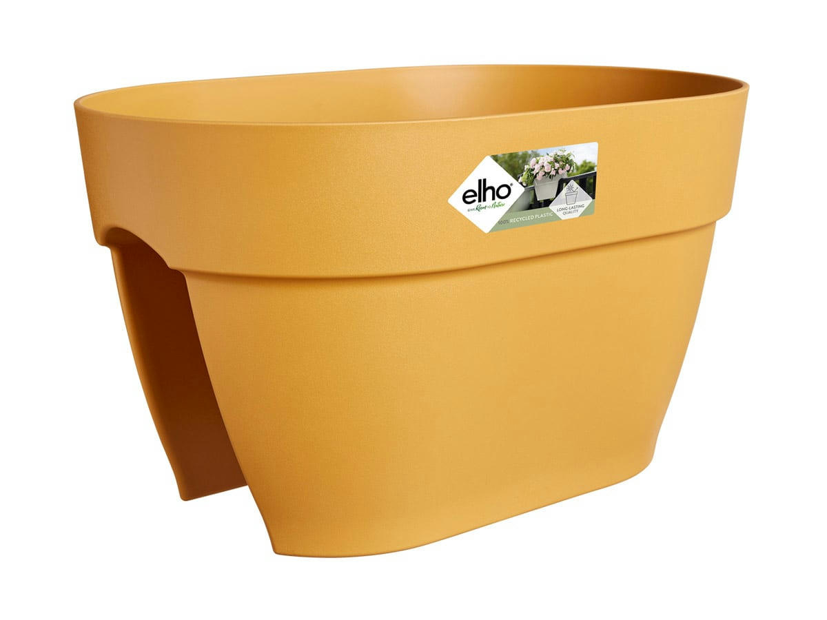 VIBIACAMPANA - Balconnière 46x24x27cm en polypropylène jaune