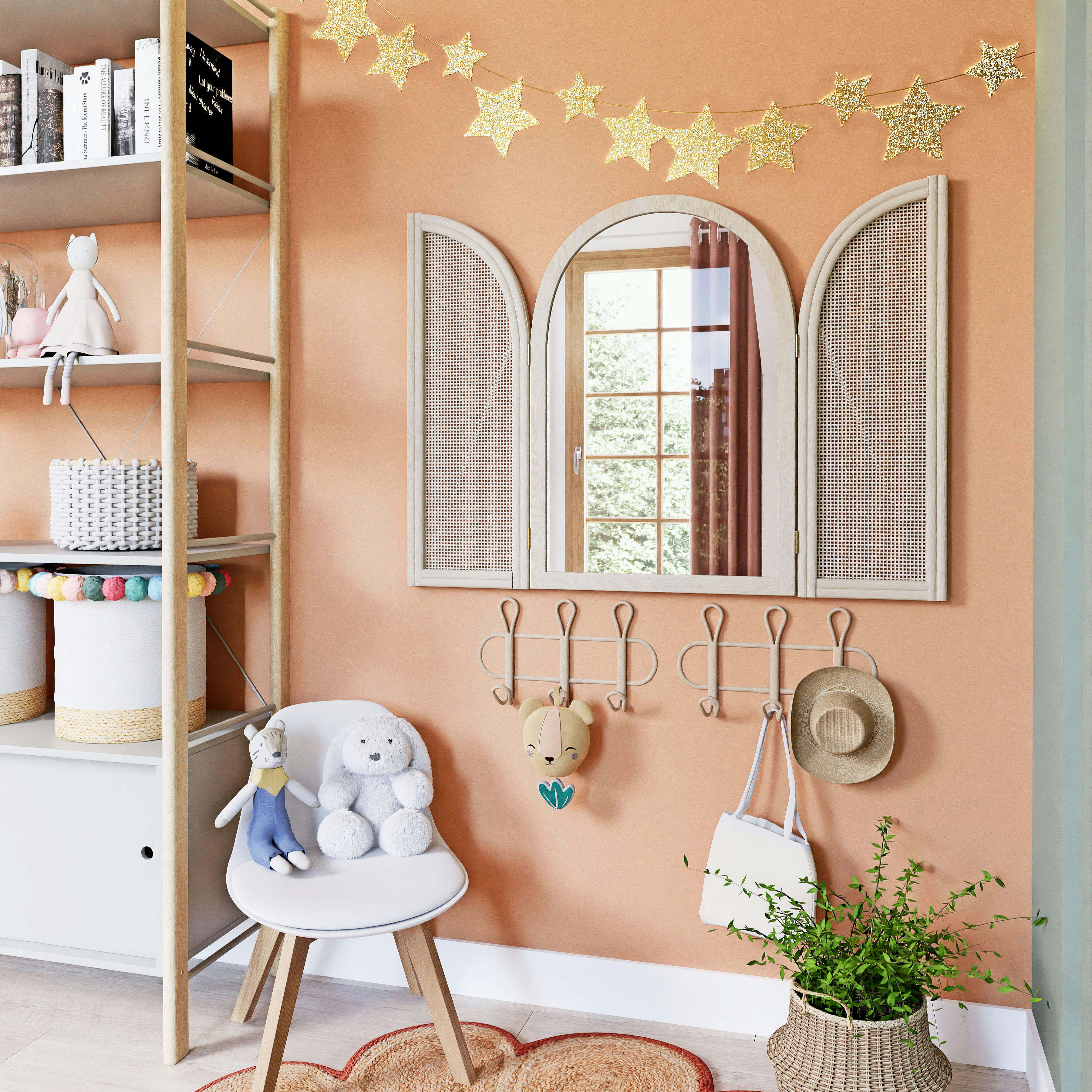 MADRID - Peluche musicale léopard multicolore