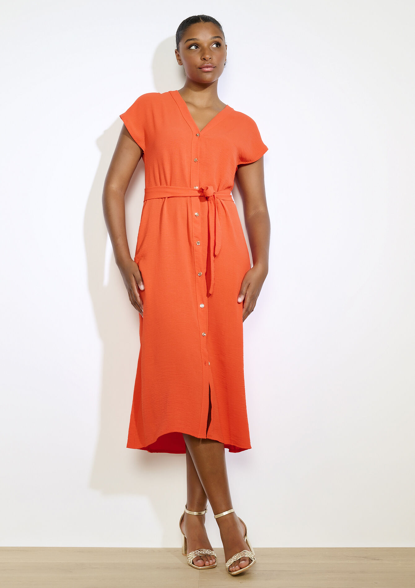 Overhemdjurk met knoopjes