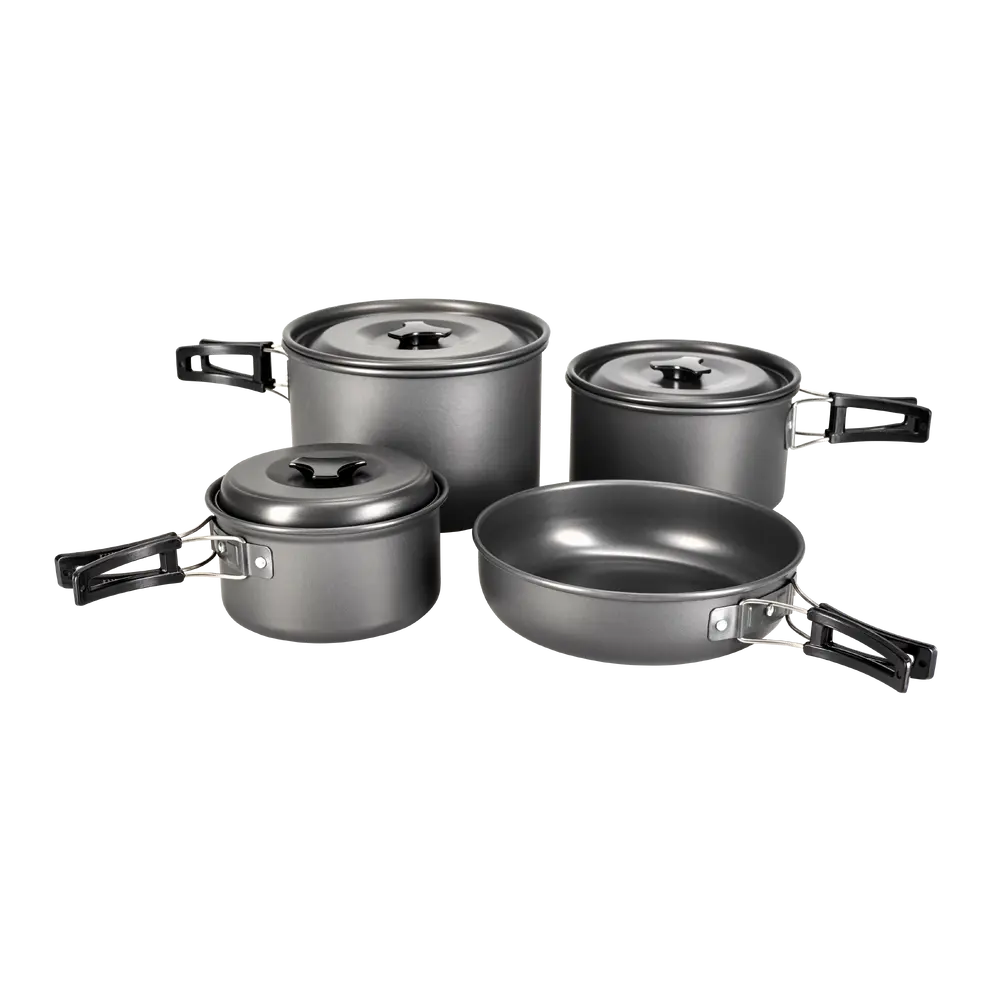 Aluminiumpfannen-Set 4-teilig Outdoor
