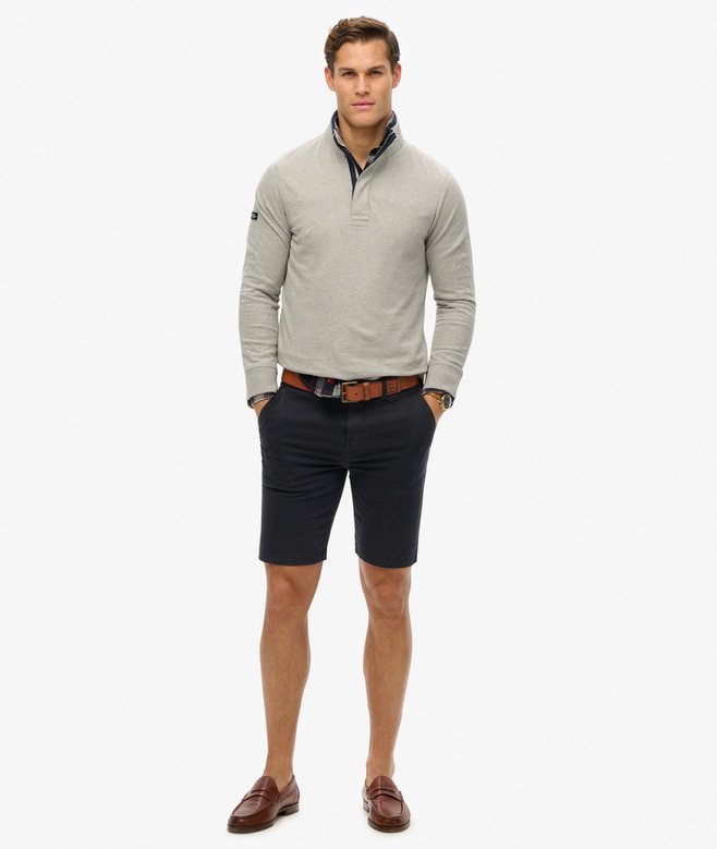 Cotton Classics Jersey Half Zip Sweatshirt