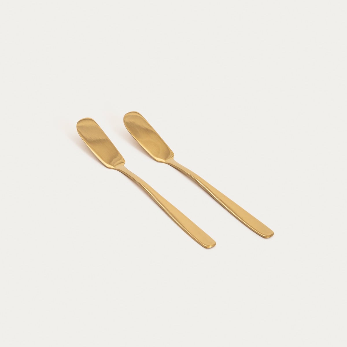 Zestaw nożyków ABELE do masła złotych, 17 cm 2 szt.