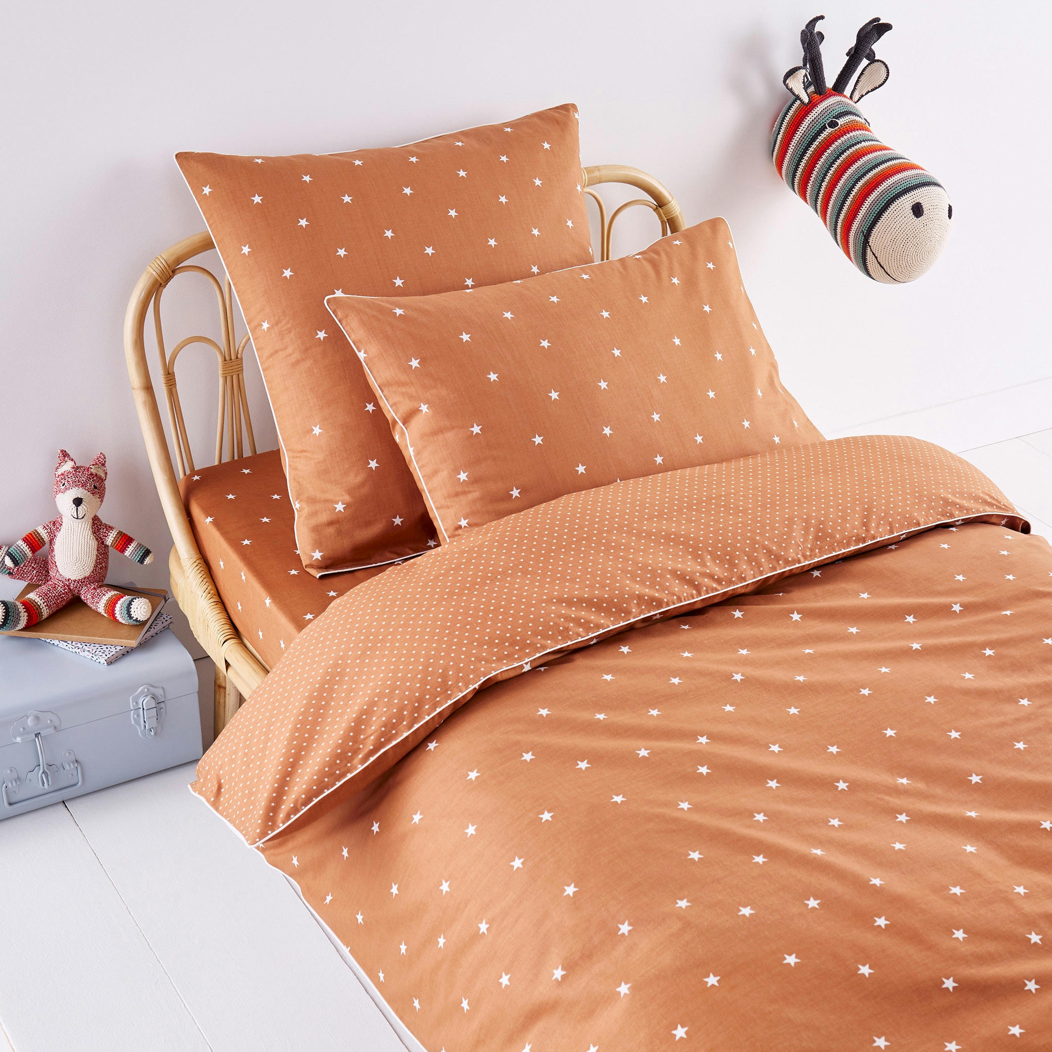 Housse de couette percale coton biologique, Stella