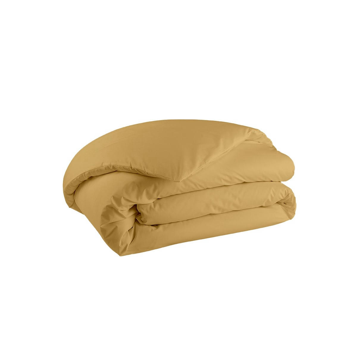 PREMIERE - Parure de lit en percale de coton jaune 200x200