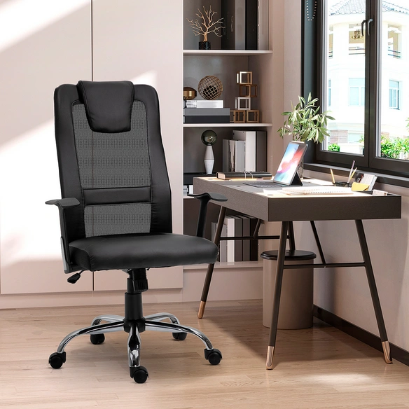Bürosessel, BxH: 70 x 124 cm, höhenverstellbar, Gestell aus Metall