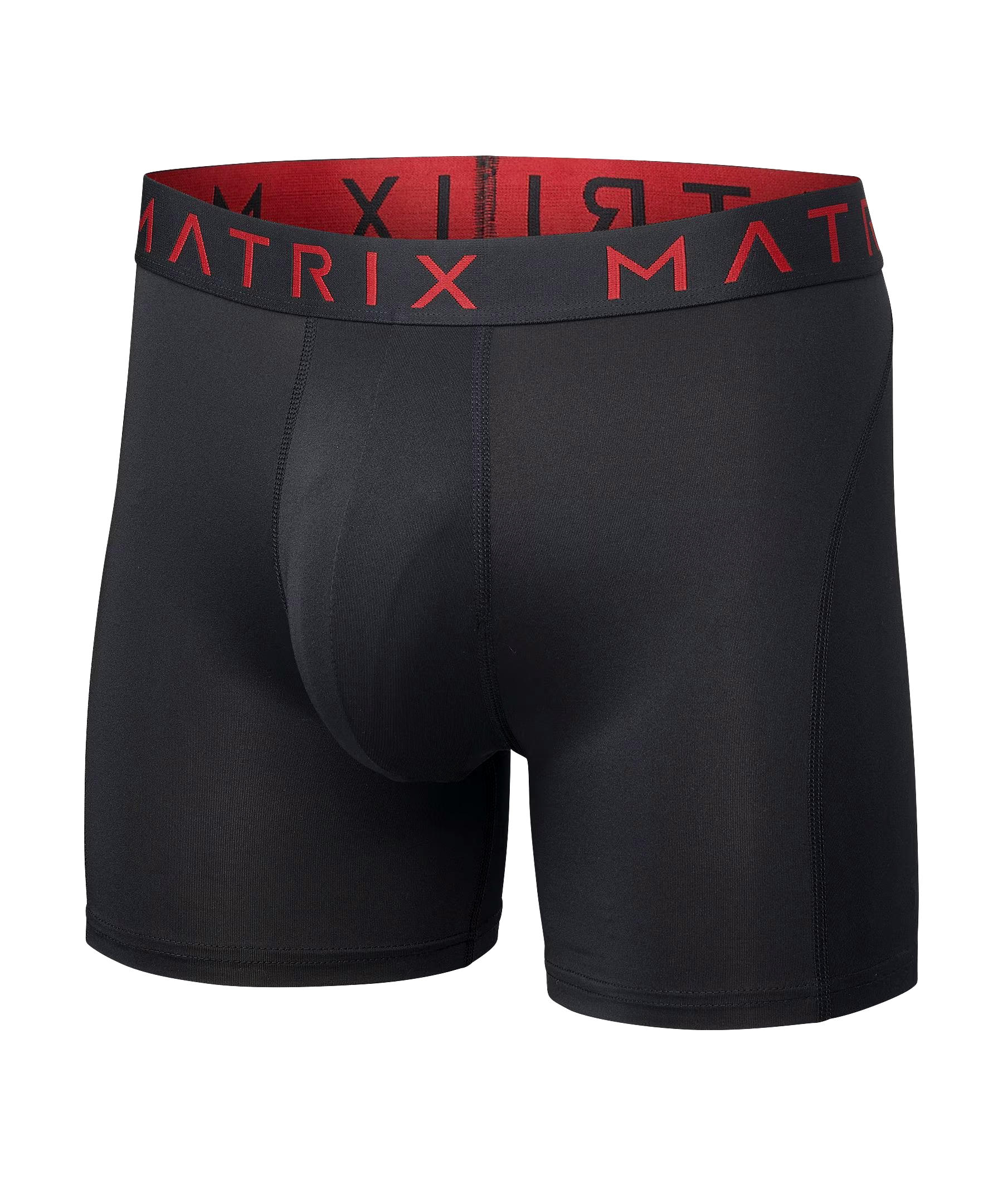 Matrix Men's 2 Pack Microfibre Boxer Briefs Underwear