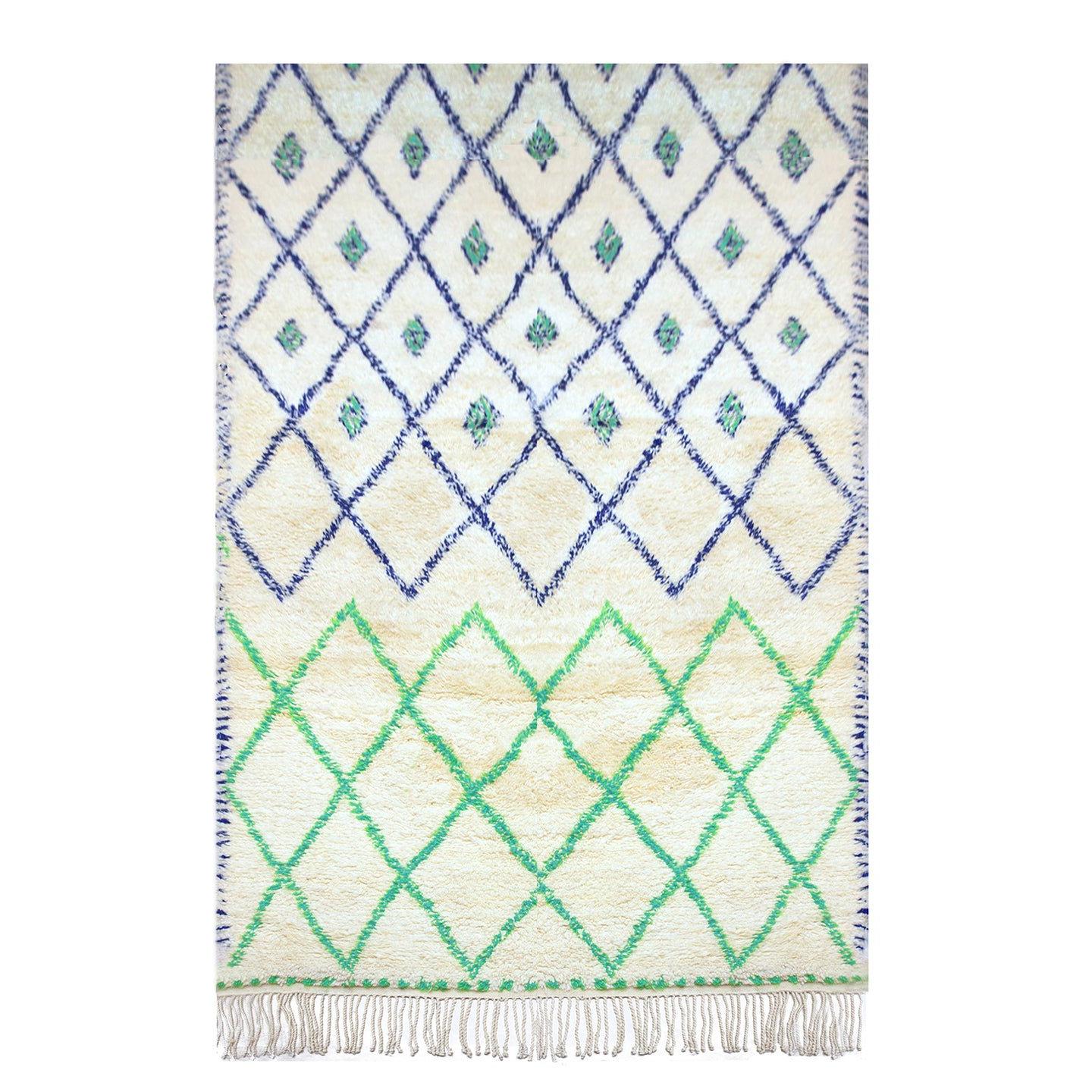 AFK Living vloerkleed Berber - handgemaakt - Wol - 80 cm x 240 cm