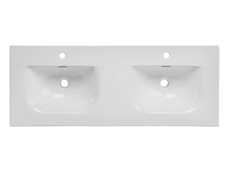 SKY 120D - 8099 umywalka meblowa podwójna 121 x 46 cm
