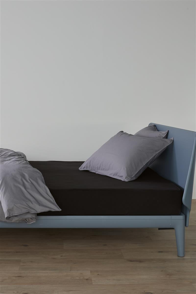 Beddinghouse Jersey - Topper Hoeslaken - 90x200/220 - Zwart