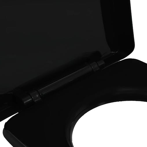 NNEVL Soft-close Toilet Seat with Quick-release Design Black