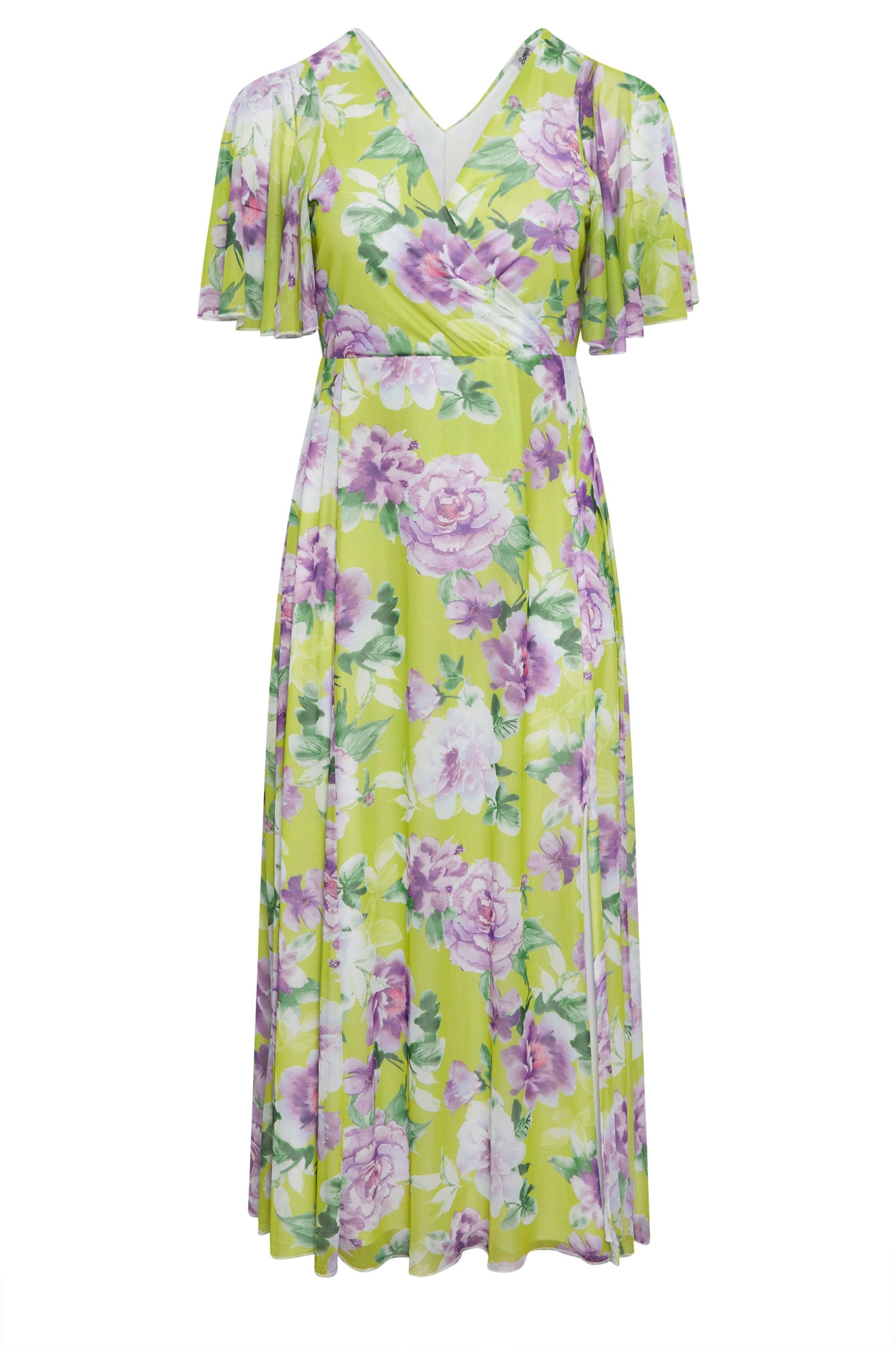 Yours Floral Wrap Dress