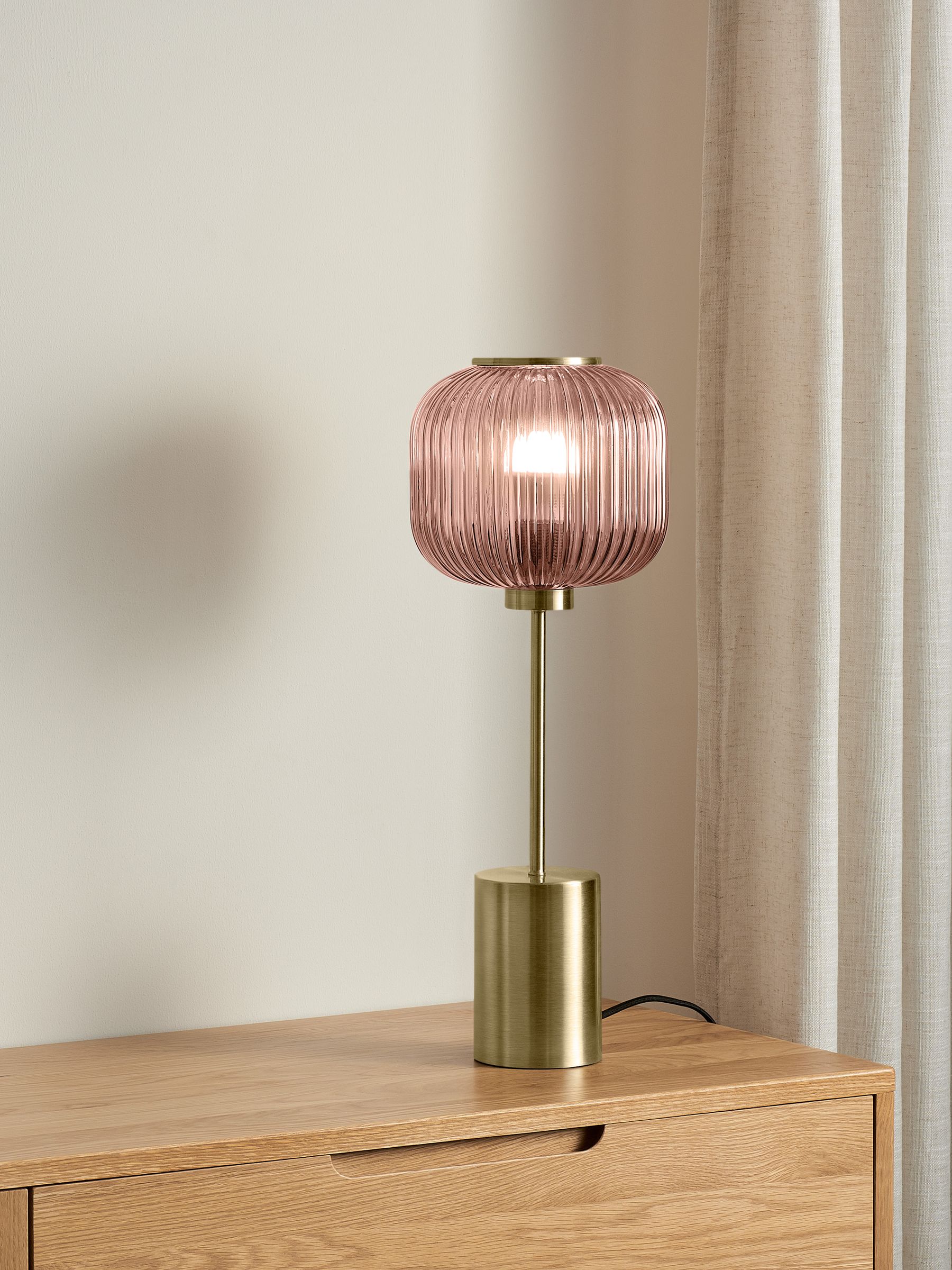 Large Briz Table Lamp in Pink