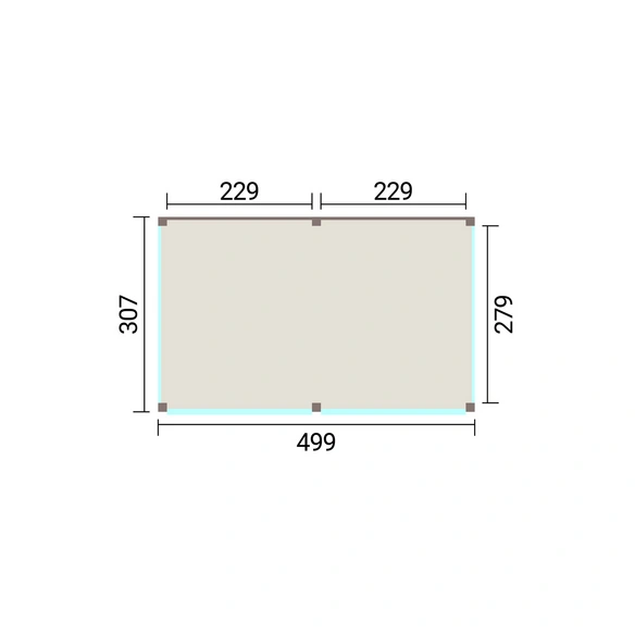 Pavillon »Lumley«, Lumley Lauben-Set Gr. 3.2, 500 x 300 cm,