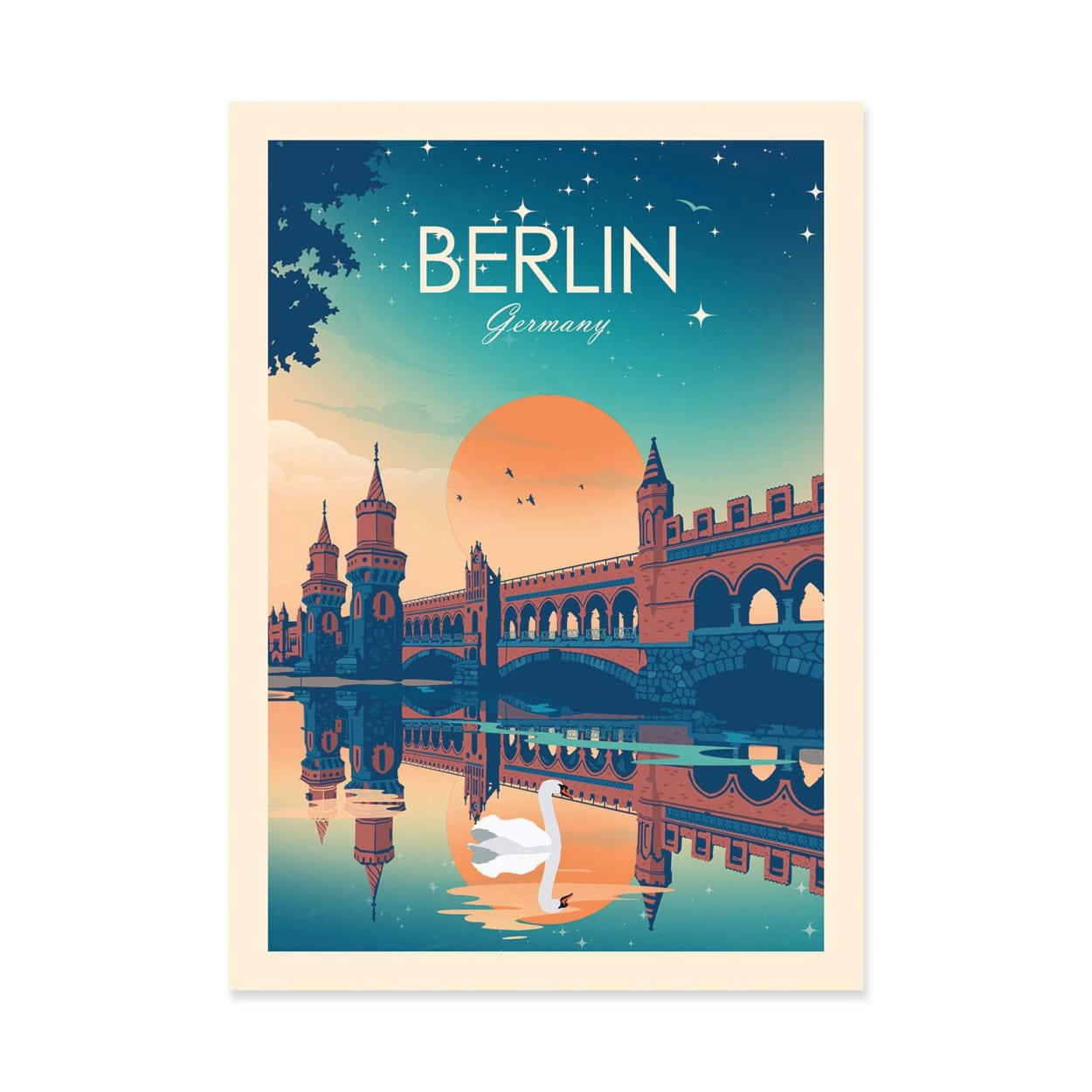 STUDIO INCEPTION - BERLIN - STUDIO INCEPTION - Affiche d'art 30 x 40 cm