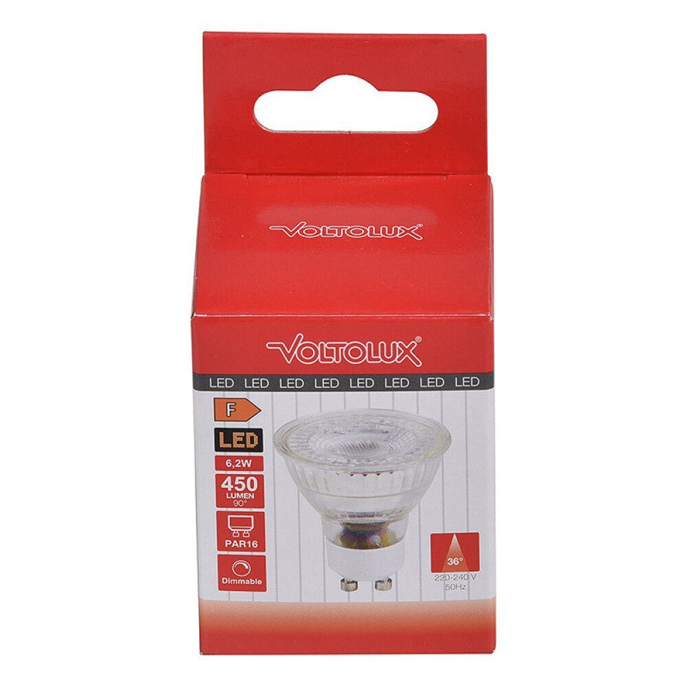 LYSPÆRE VOLTOLUX LED PAR16 GU10 6.2W