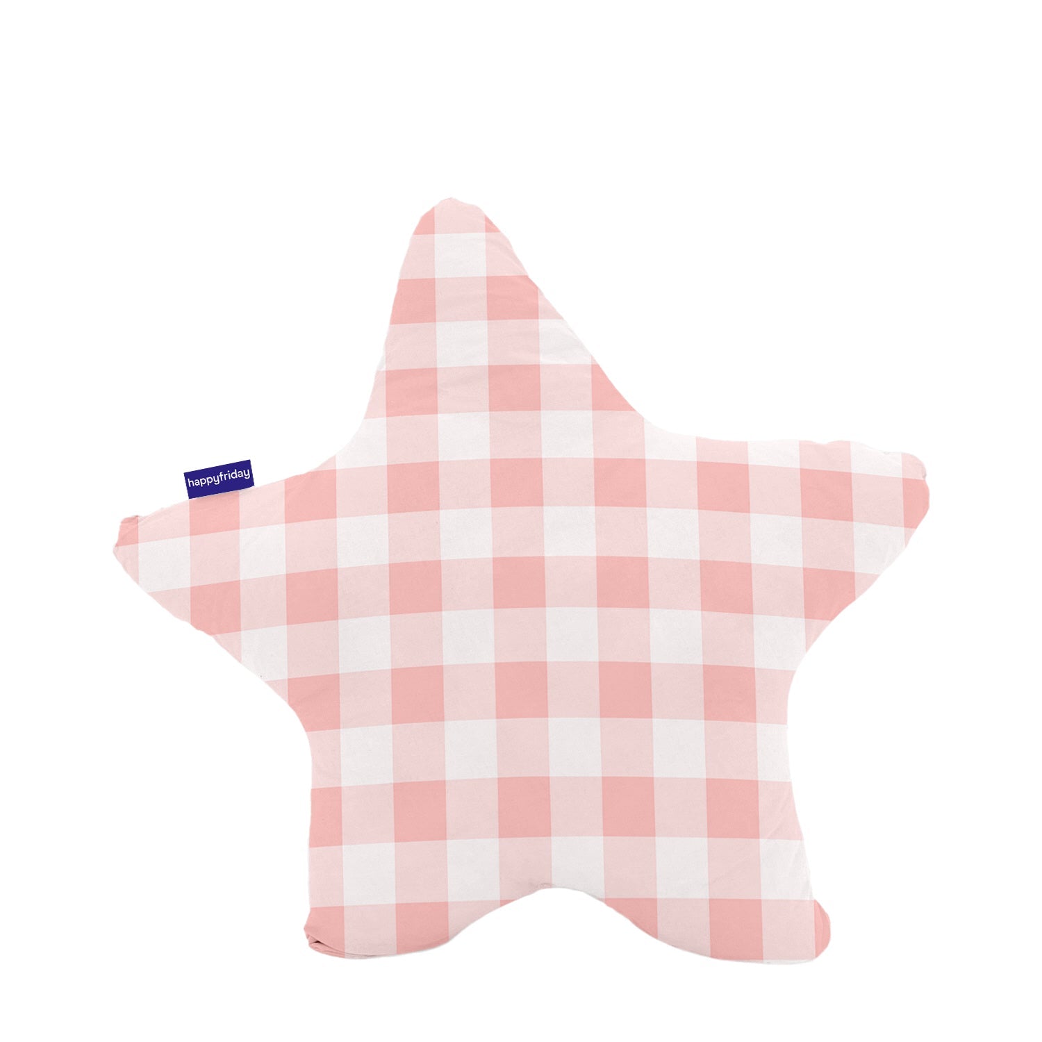 Vichy Kussen 50x50 cm Roze Basic Kids, Rosa, 100% katoen, de kwaliteit
