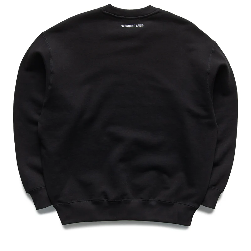 A Bathing Ape Art Camo By Bathing Ape Crewneck - Black