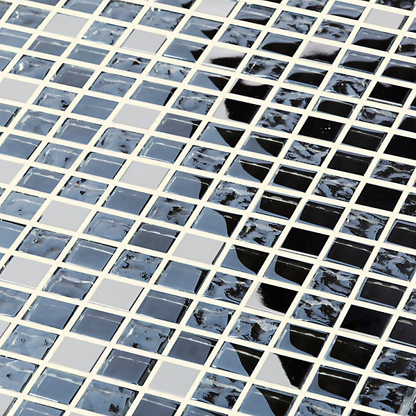 Mosaïque Milaino 30 x 30 cm Colours noir