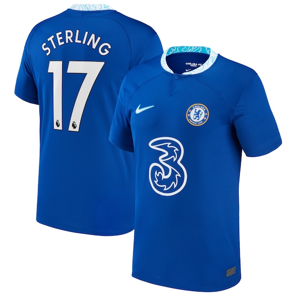 Raheem Sterling Chelsea Nike 2022/23 Home Breathe Stadium Replica Player Jersey - Blue