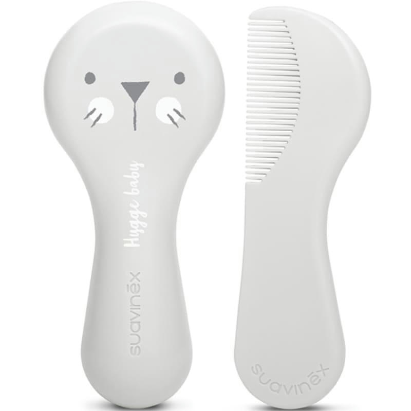 - Peigne et brosse Hygge Baby tigre gris