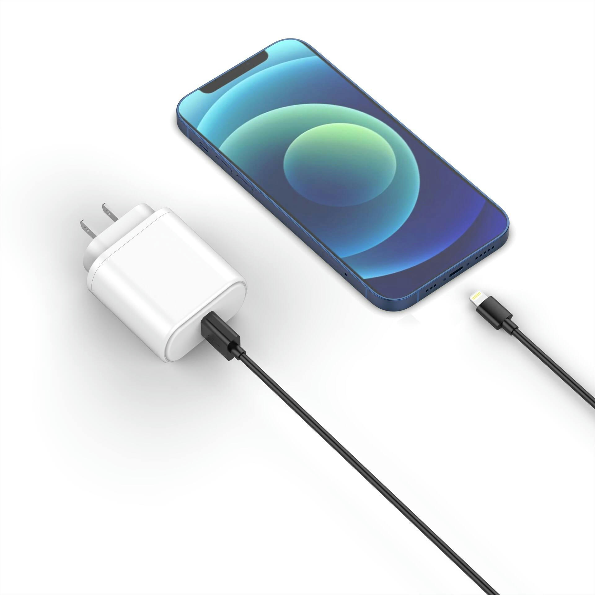 Bluehive Soft Rubber Lightning™ to USB Charge & Sync Cable, for Select Apple Devices, 6-ft, Assorted Colours