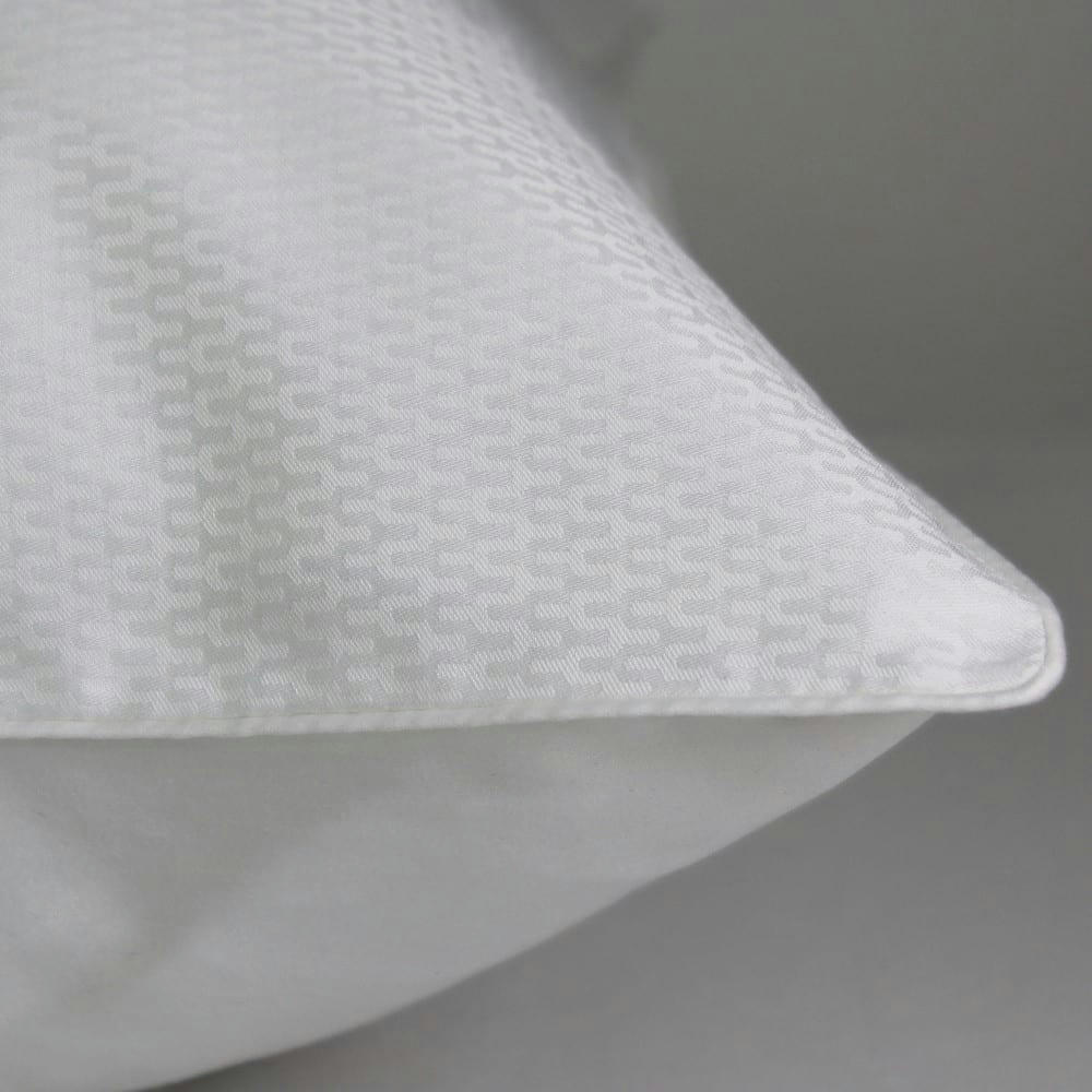 VIBRATO BLANC - Taie d'oreiller  satin de coton blanc 40x40