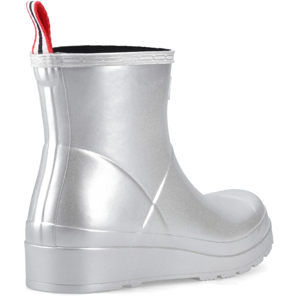 Hunter Play Short Metallic Wellington Boots