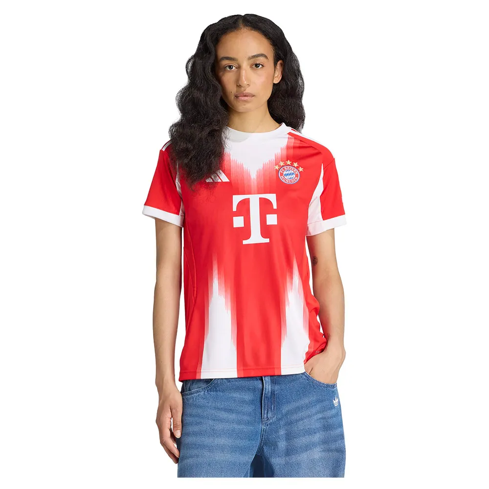 adidas FC Bayern 25/26 home Woman Short Sleeve T-Shirt