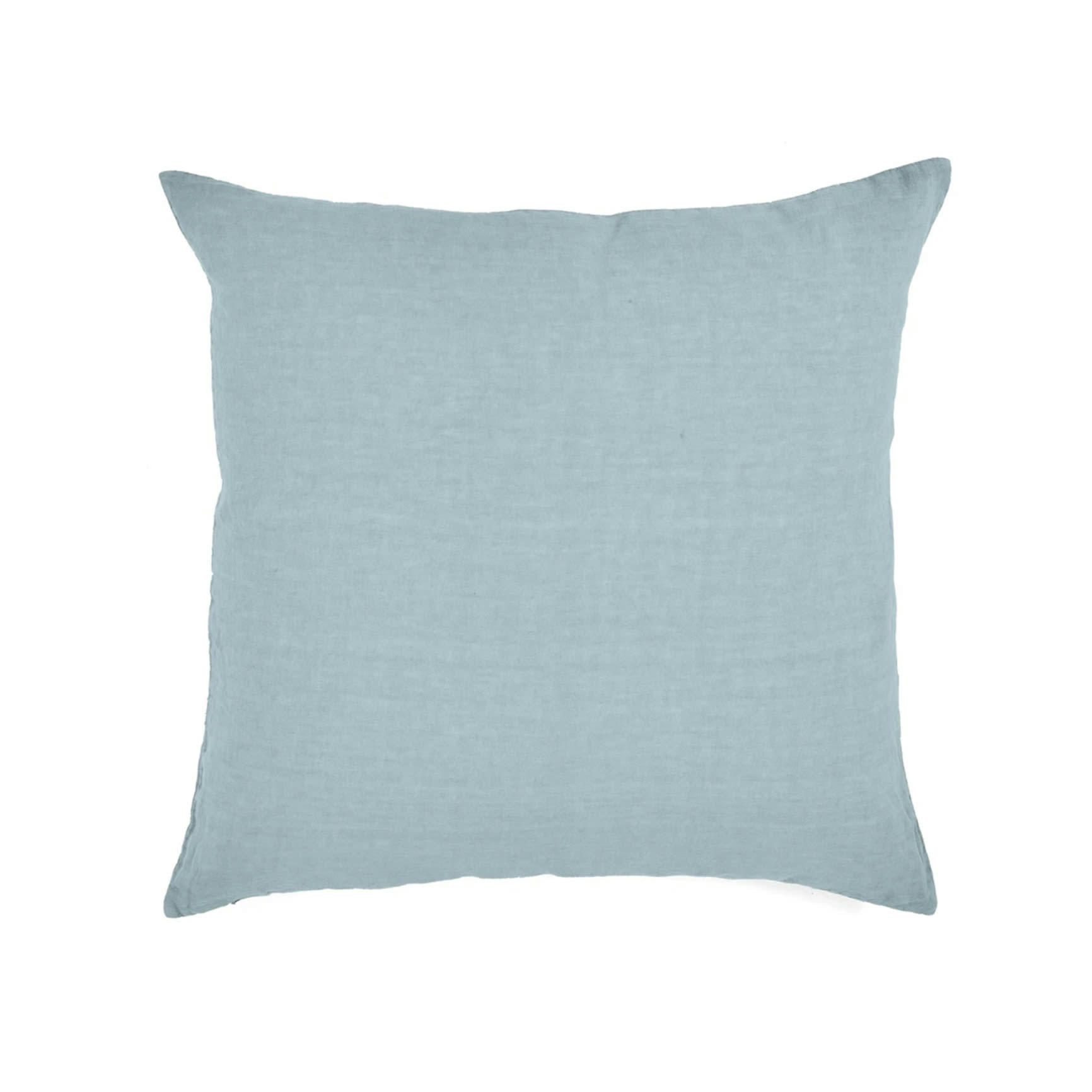 BASES DE LA LITERIE - Taie d'oreiller en lin pur lavé Rose Pâle 65x65