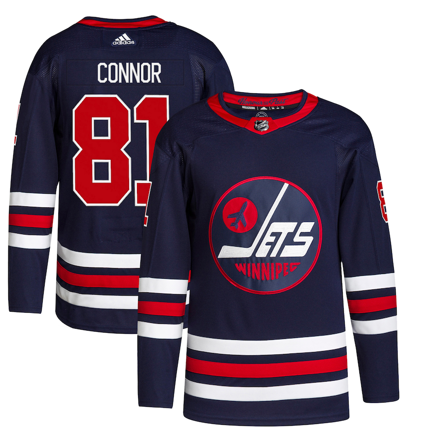 Kyle Connor Winnipeg Jets adidas 2021/22 Alternate Primegreen Authentic Pro Player Jersey - Navy