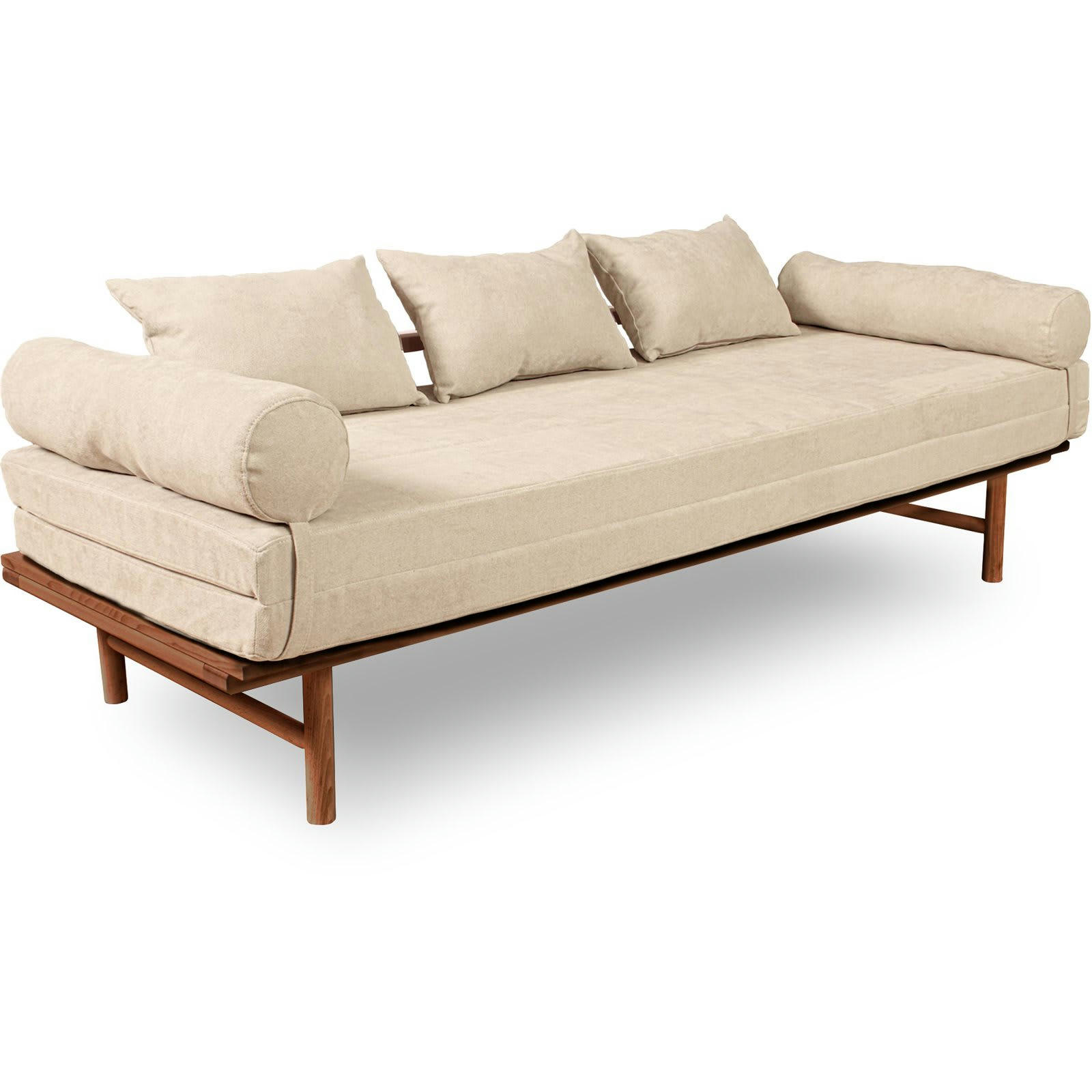 LE MAR - Canapé lit Bois Bois clair H. assise 46 cm