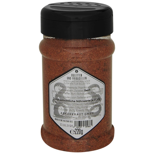 Grillgewürz, Buletten & Fleischpflanzerl, 220 g