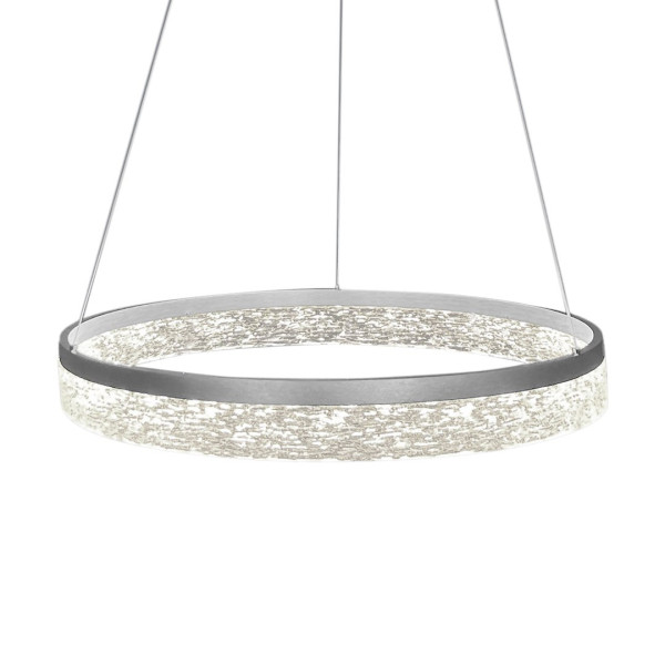 Lampa wisząca GALA inox LED 1x25W Neutralna biel 2000lm Milagro