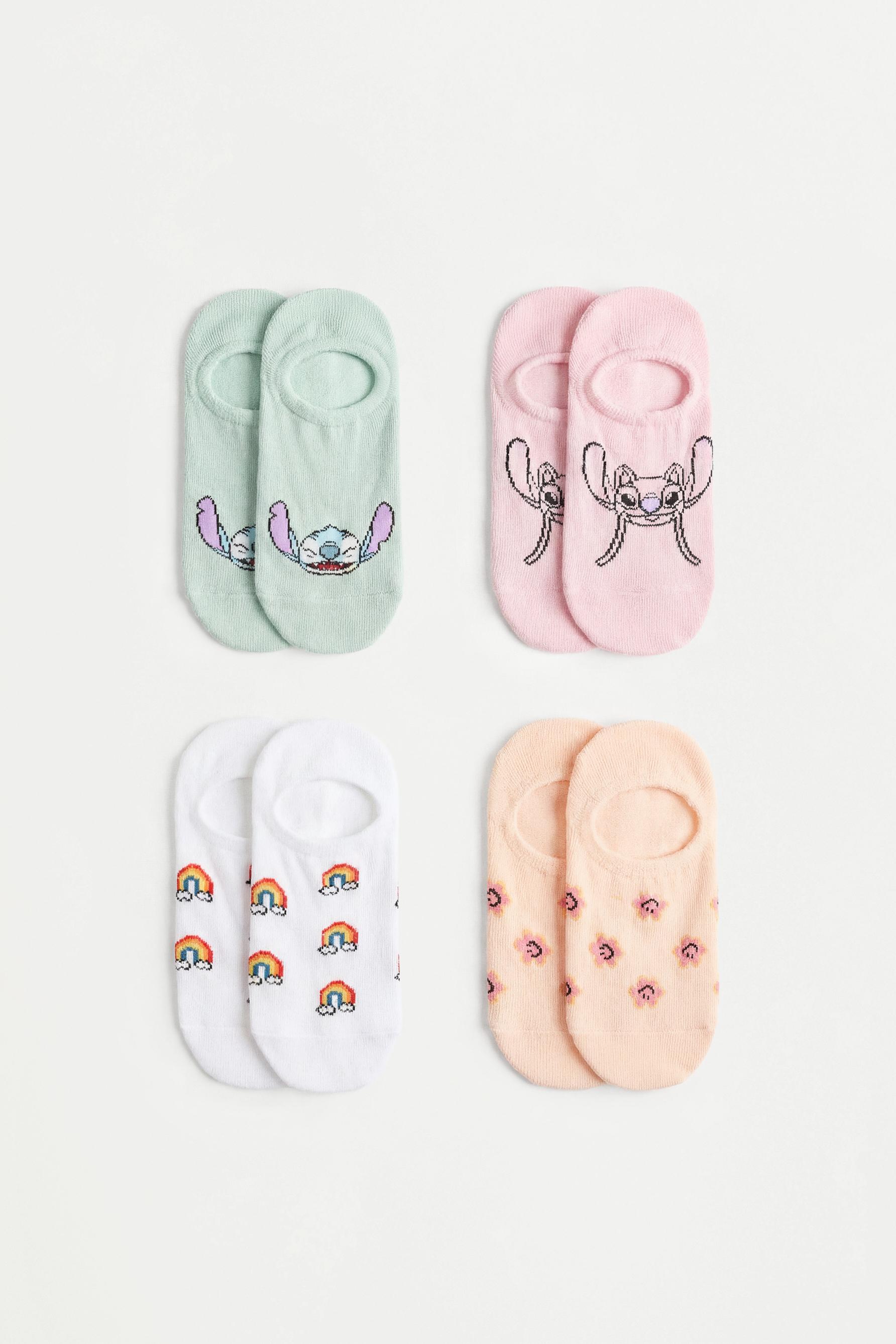 Calcetines invisibles Stitch y Ángel ©Disney (Pack 4)