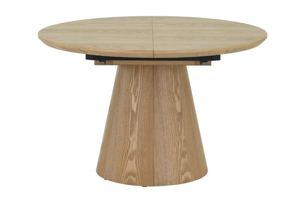 Stół ZARA 120 cm okrągły rozkładany dąb