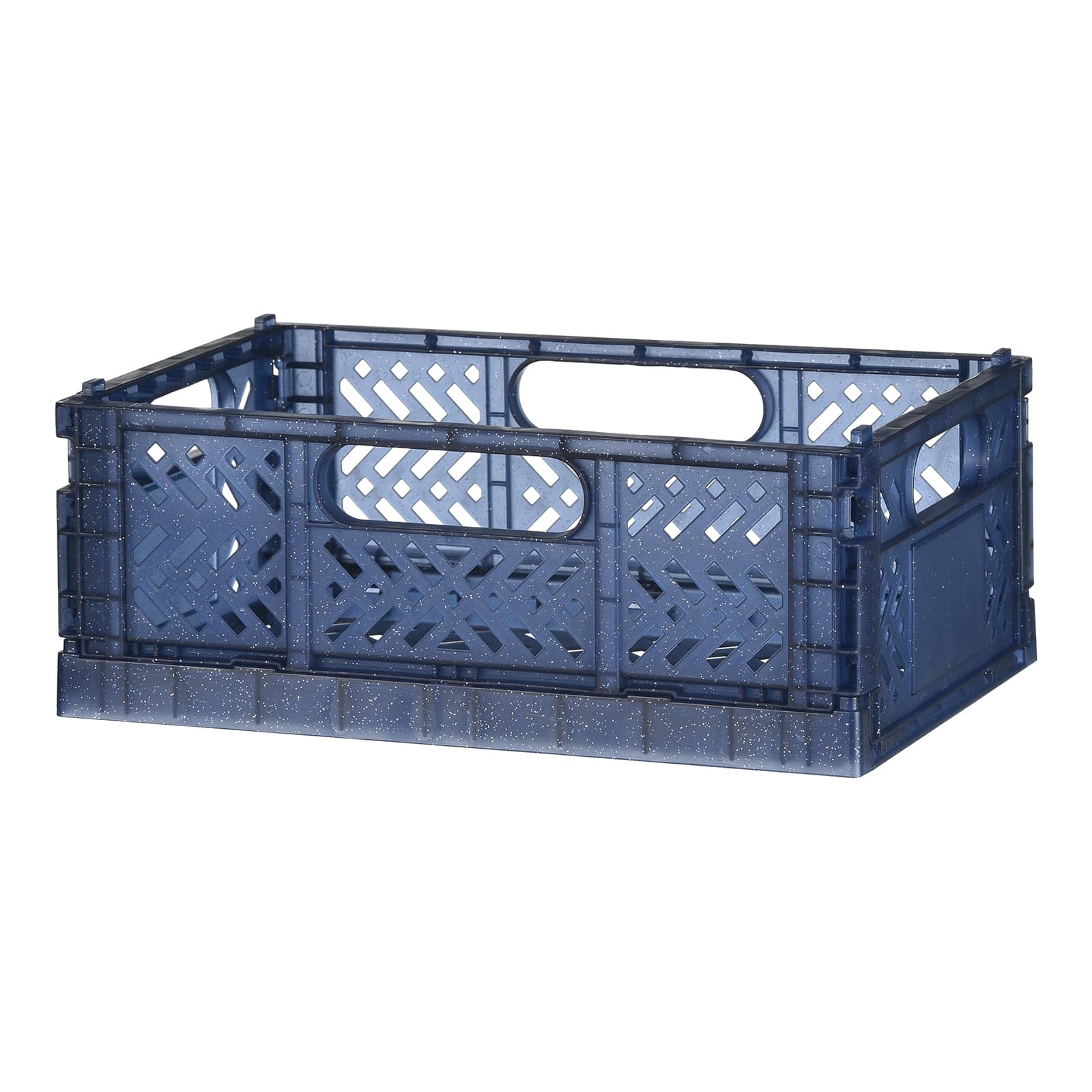 Klappbox Glitter M Blau,B 215 x H 85 x T 145 mm