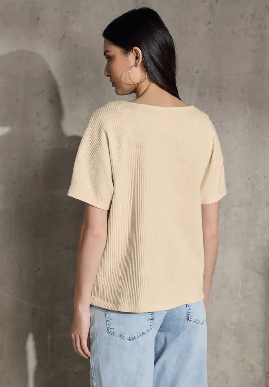 Shirt mit Vertikalstruktur