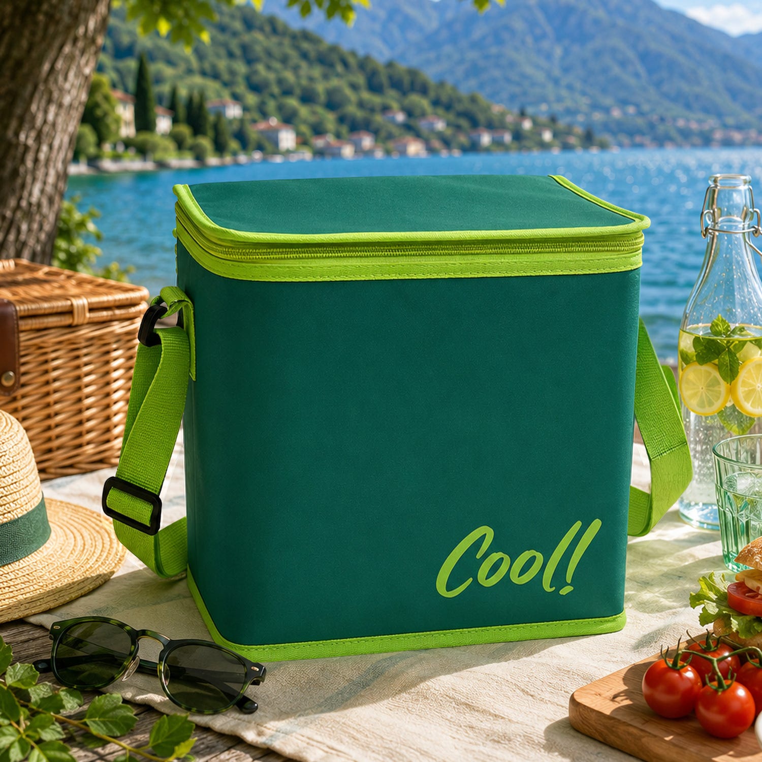 Borsa termica 20 L con tracolla verde Cool