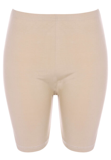 Womens Beige Cycling Shorts