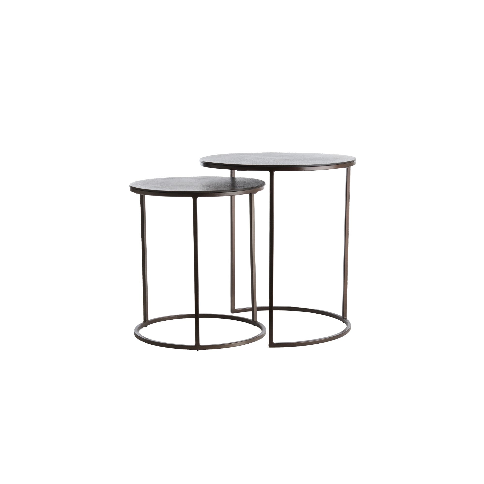 Light & Living bijzettafel TALCA - bruin - Ø49cm